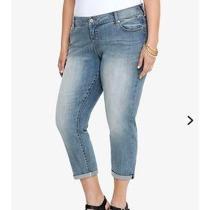 Ex-Boyfriend light wash jeans size 16